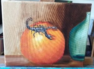 Scorpion on vase-2